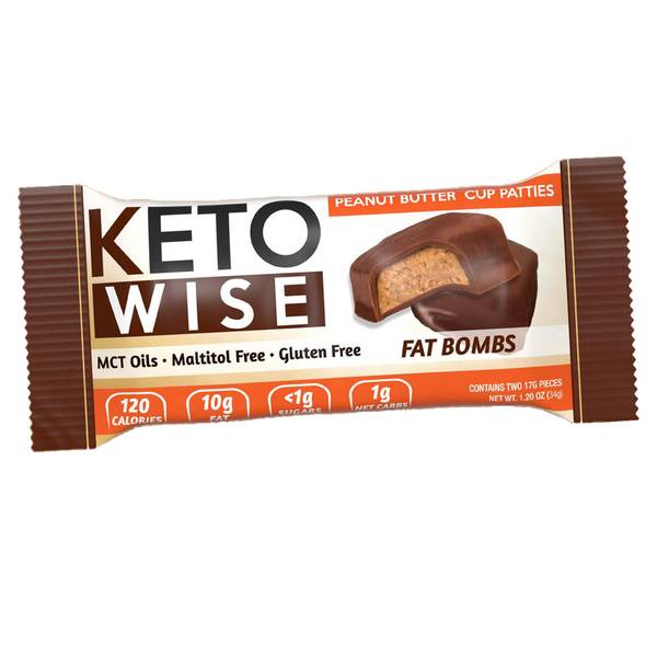 Photo of Keto Wise Fat Bombs Peanut Butter Cup Patties