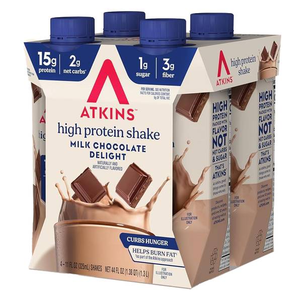 Photo of Milk Chocolate Delight High Protein Shake, 4 pack
