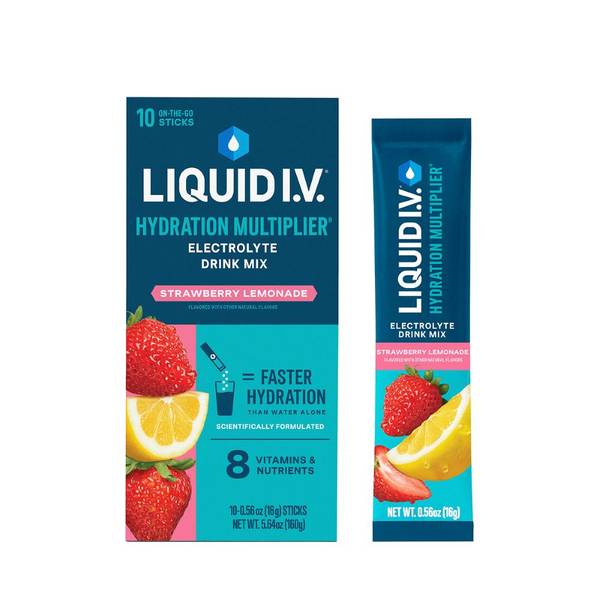 Photo of Liquid IV Strawberry Lemonade Hydration Multiplier 10ct