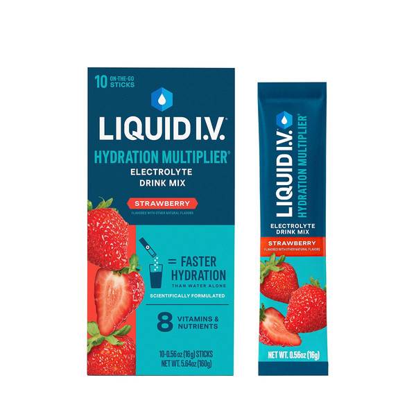 Photo of Liquid IV Strawberry Hydration Multiplier 10 ct
