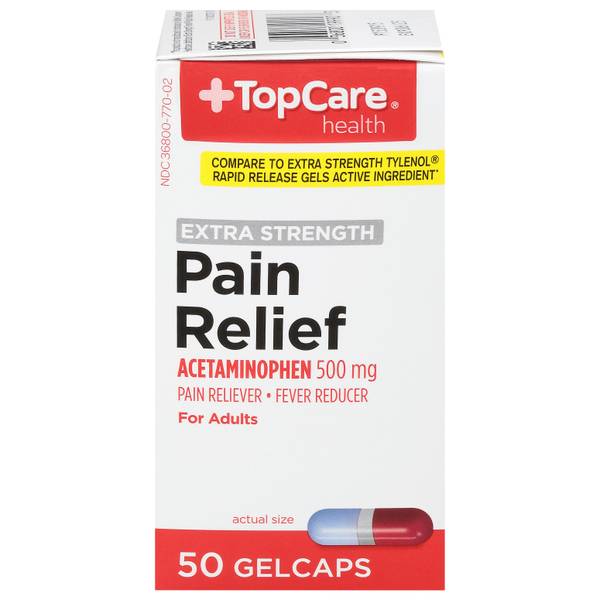 Photo of 50 Count Extra Strength Pain Relief Gelcaps