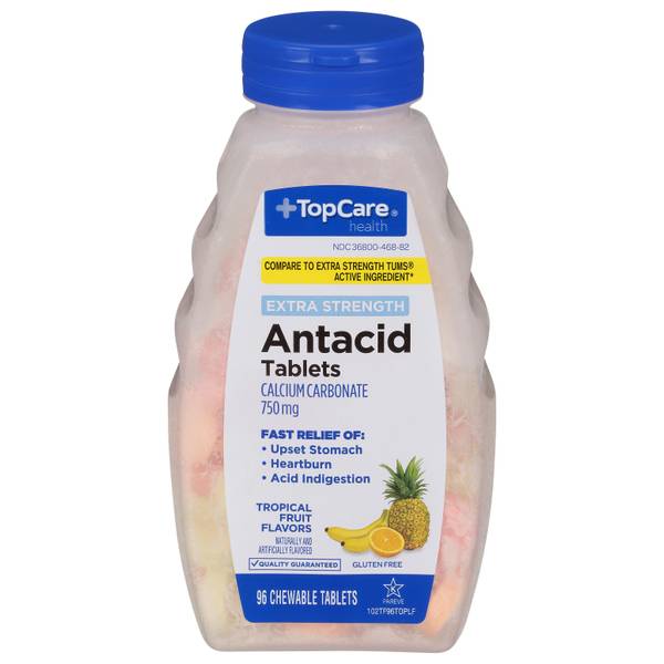 Photo of Top Care Antacid Tablets Tropical Fruit Flavor