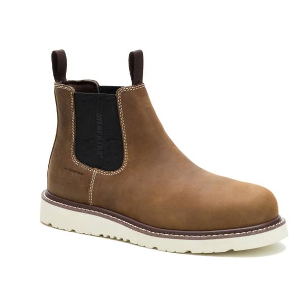 Cat Footwear Men's Reclaimer Wedge Chelsea Steel Toe Boots