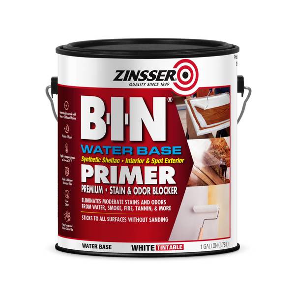 Photo of 1 Gal B-I-N White Water-Based Primer