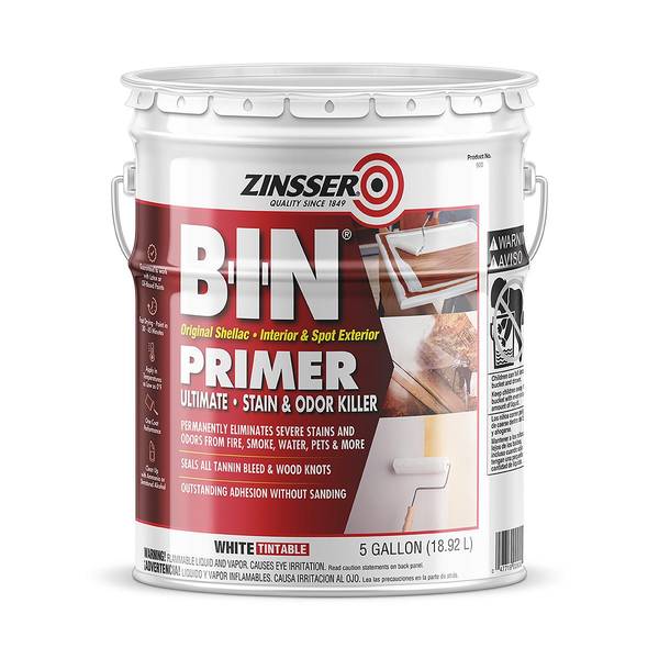 Photo of 5 Gal B-I-N White Shellac-Based Ultimate Stain Blocker Primer