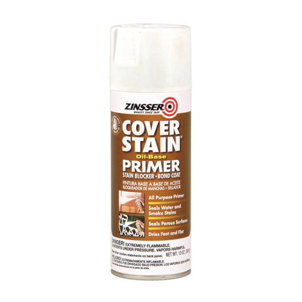 Photo of 13 oz Cover Stain Oil-Based White Spray Primer