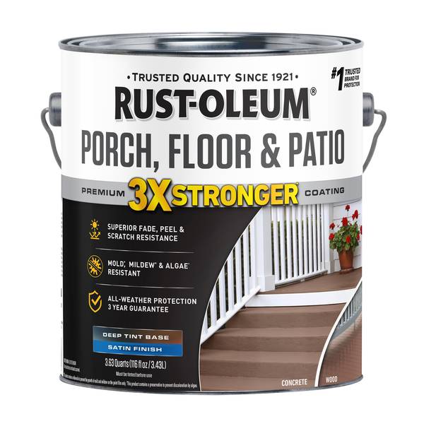 Photo of 1 Gallon Porch, Floor & Patio Premium Coating Satin Deep Tint Base