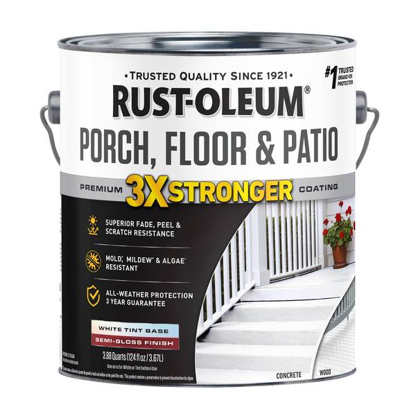Photo of 1 Gallon Porch, Floor & Patio Premium Coating Semi-Gloss White Tint Base