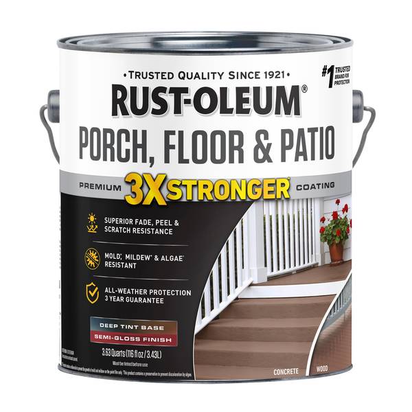 Photo of 1 Gallon Porch, Floor & Patio Premium Coating Semi-Gloss Deep Tint Base