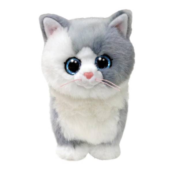 Photo of Furley - Gray Cat Beanie Plush