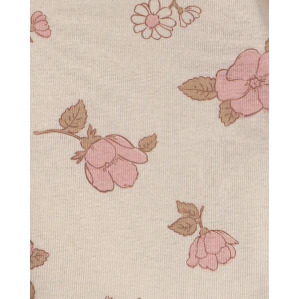 Carter's 3-Piece Flowers Bodysuit & Pant Set - Pink/Ivory