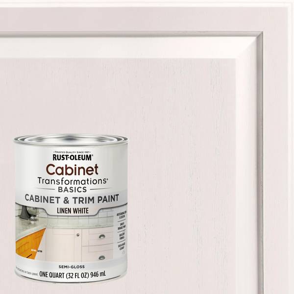 Photo of 1 Quart Cabinet Transformations Basics Cabinet & Trim Semi-Gloss Linen White Paint