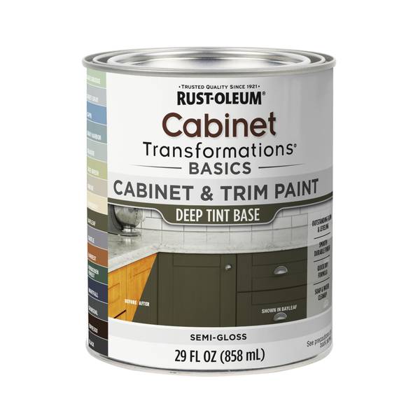 Photo of 1 Quart Cabinet Transformations Basics Cabinet & Trim Semi-Gloss Deep Tint Base Paint