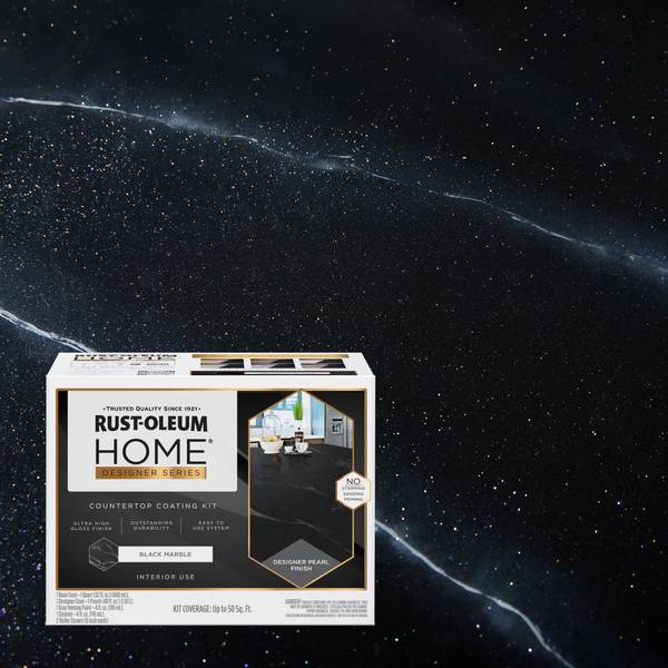 Photo of HOME Designer Series Black Marble Countertop Coating Kit