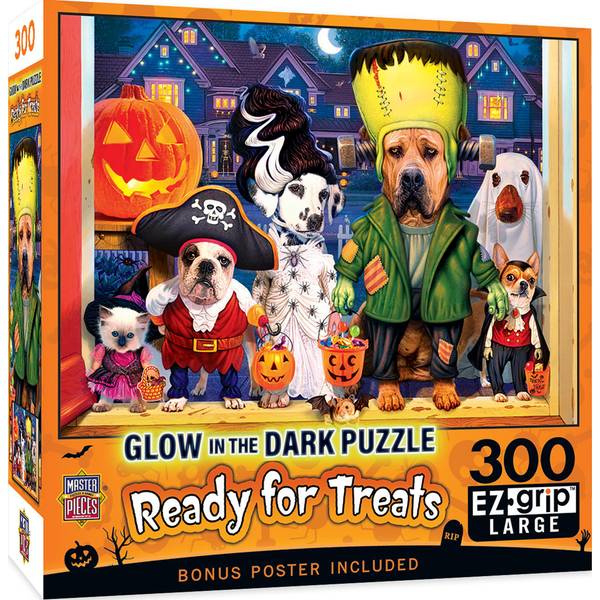 Photo of Ready for Treats 300 Piece EZ Grip Glow in the Dark Puzzle