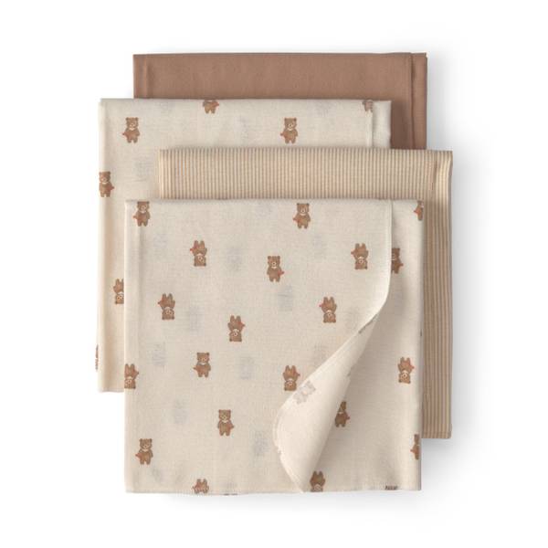 Photo of 4-Pack Bear Receiving Blankets