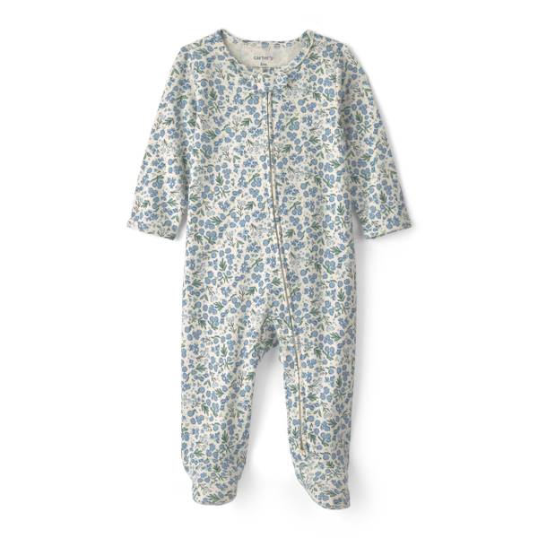 Photo of Infant Girl's Sleep N Play Floral white/blue
