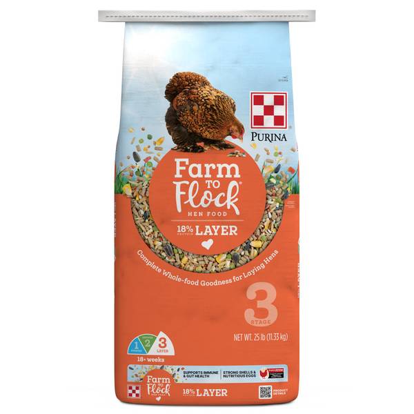 Photo of Farm to Flock 18% Layer Hen Food, 25 lb