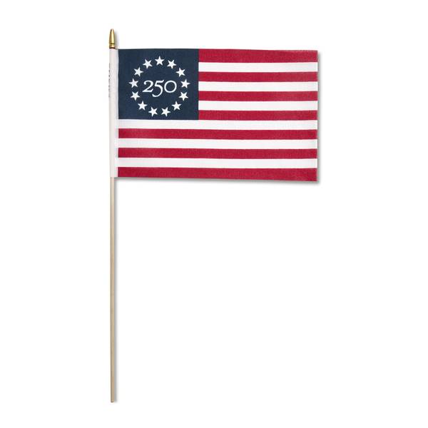 Photo of 8 x 12" 250th Anniversary U.S. Flag