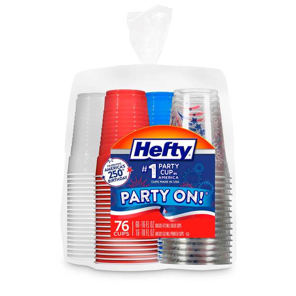 Photo of 76 Count Patritoic Cups Variety Pack