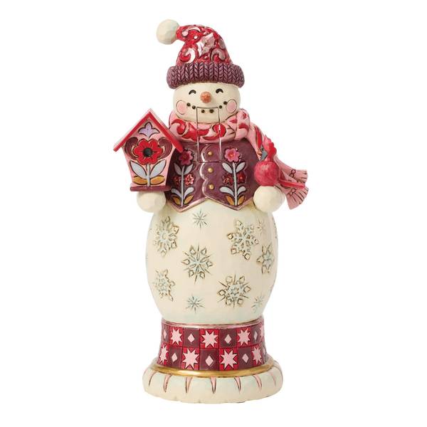 Jim Shore Jim Shore Snowman Nutcracker with Cardinal - 6018906