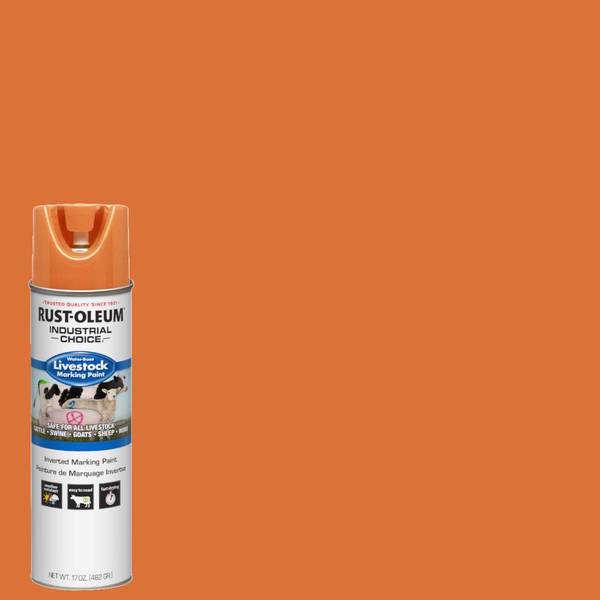 Photo of 17 oz Industrial Choice Livestock Fluorescent Red Marking Paint