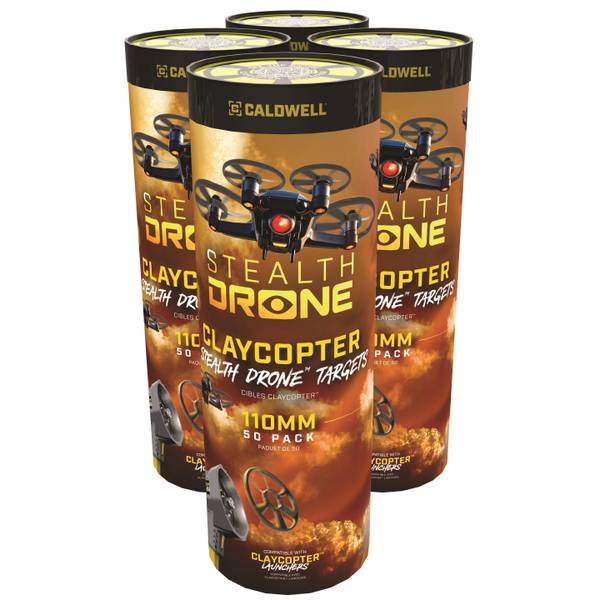 Caldwell ClayCopter Stealth Drone 110mm Targets, 50 Pack