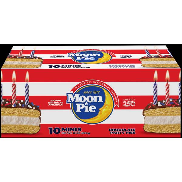 Photo of 10 ct Chocolate Flag Mini Moon Pie