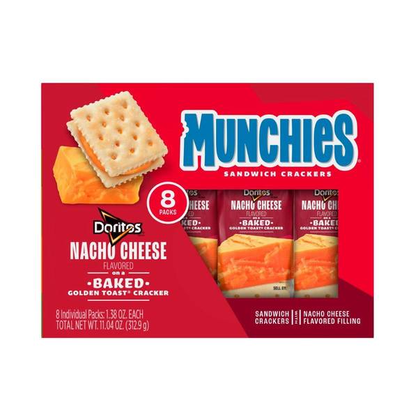 Photo of 8-Pack Doritos Nacho Cheese Crackers