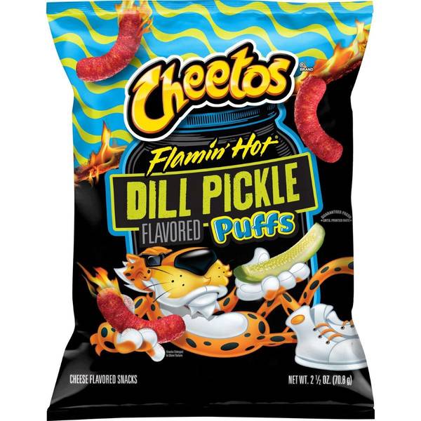 Photo of 2.5oz Flamin Hot Dill Pickle Cheeto Puffs
