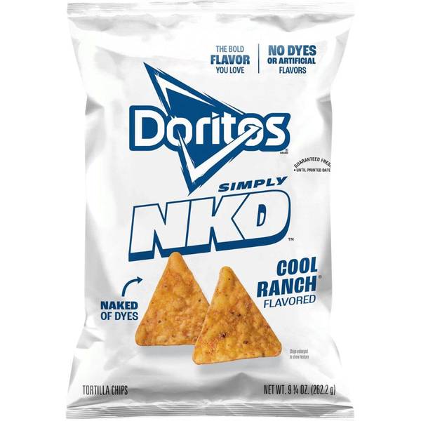 Photo of 9.25oz Simply Naked Cool Ranch Doritos Tortilla Chips