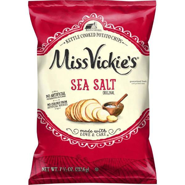 Photo of 7.5oz Miss Vickie's Sea Salt Kettle Chips
