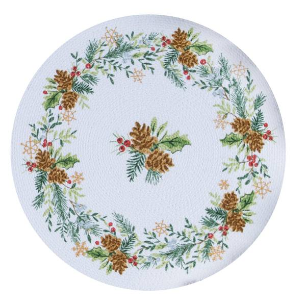 Kay Dee Designs Sage Santa Braided Placemat
