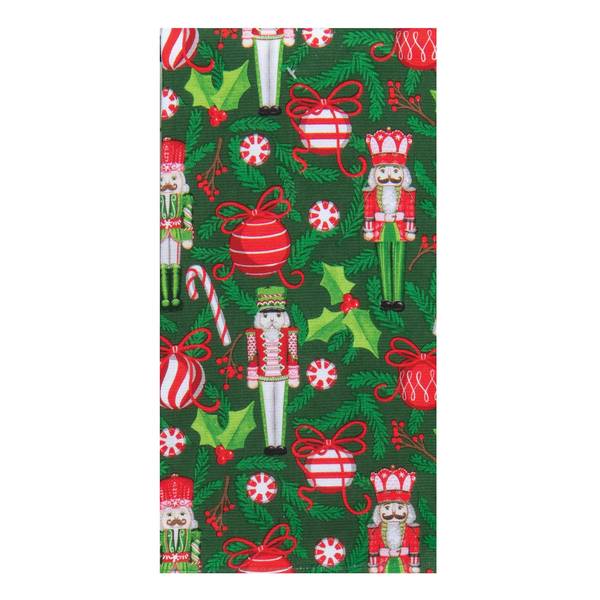 Kay Dee Designs Merry Nutcracker Ornaments Terry Towel