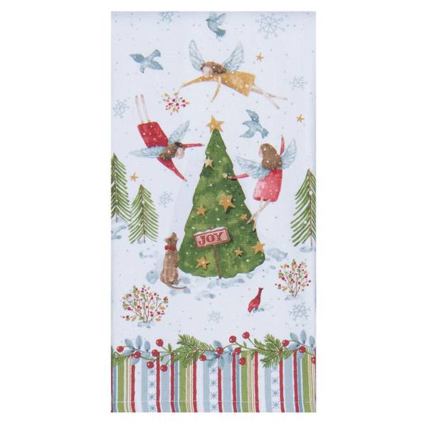 Photo of Magical Winterland Tree Terry Kitchen Towel