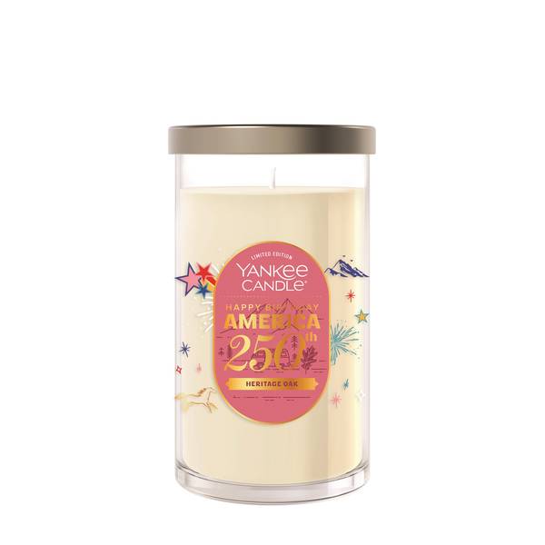 Photo of 14.25oz Heritage Oak Pillar Candle