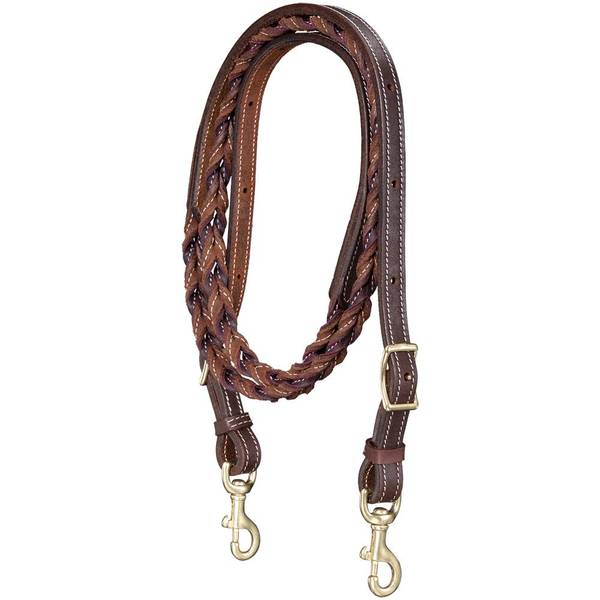Photo of Harness Leather 7.5' Two-Tone Twist Loop Rein