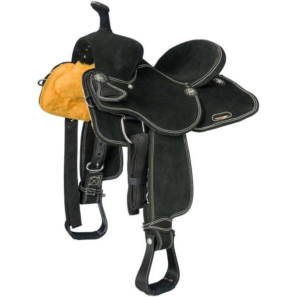 Photo of King Series 12" Youth Briar Bear Trap Saddle Black