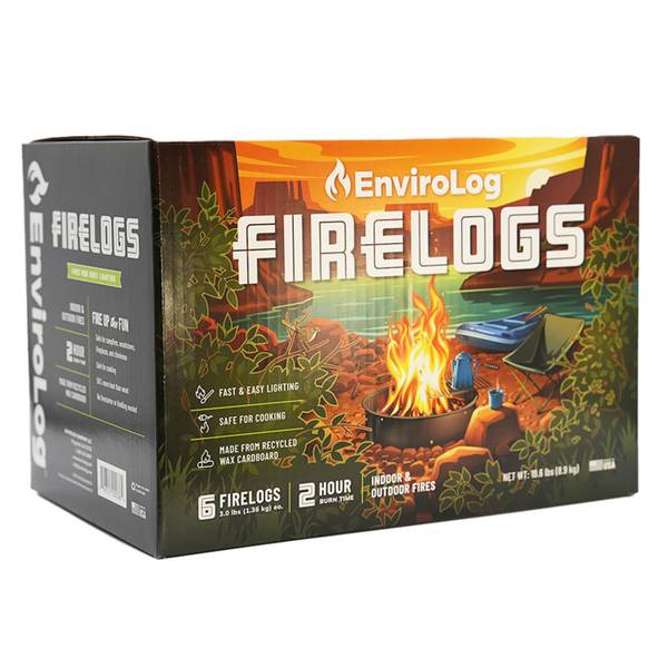 Photo of EnviroLog 6 Pack 3lb Fire Logs