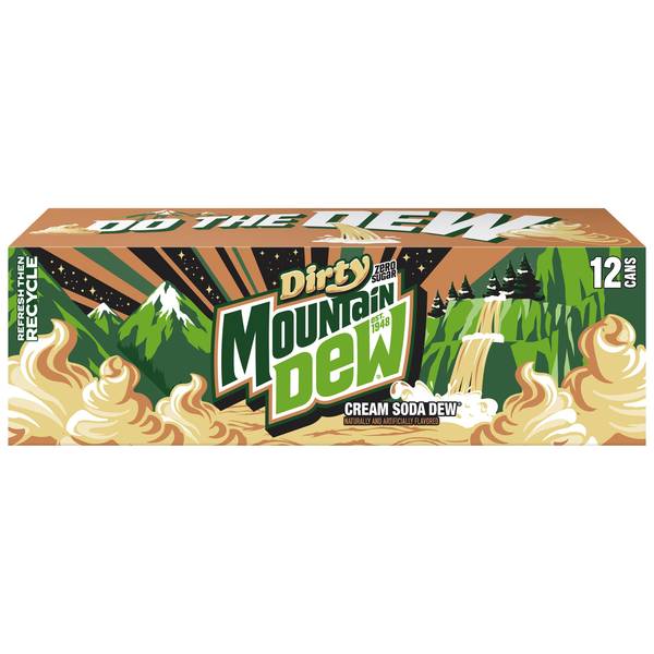 Photo of 12 Pack Dirty Mountain Dew- Zero Sugar