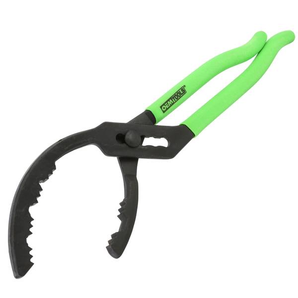 25324 14 in. Adjustable Oil Filter Pliers, Black Green