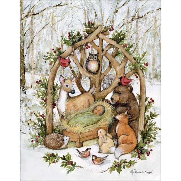 Heaven and Nature Sing Boxed Christmas Cards by Susan Winget