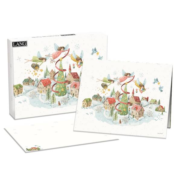 Snow Angels Boxed Christmas Cards by Lisa Audit