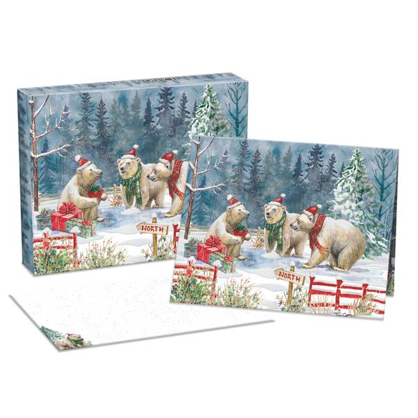 Bear-Y Merry Boxed Christmas Cards by Tim Coffey