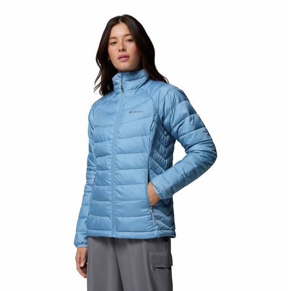 Columbia Women's Powder Lite II Full Zip Jacket, Rainy Day, 1X