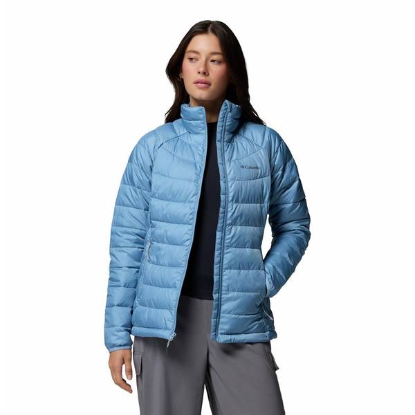 Columbia Women's Powder Lite II Full Zip Jacket, Rainy Day, 1X