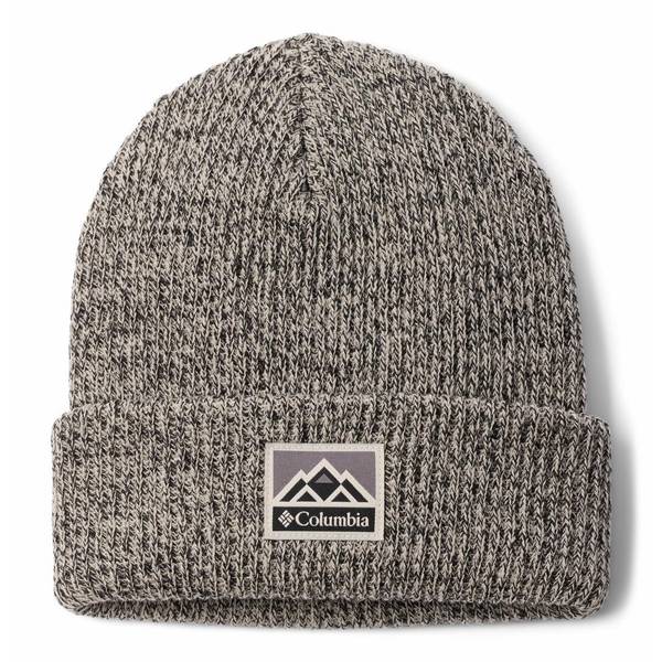 Columbia Men's Whirlibird Cuffed Beanie, Dk Stone/Black Marld/Mtns