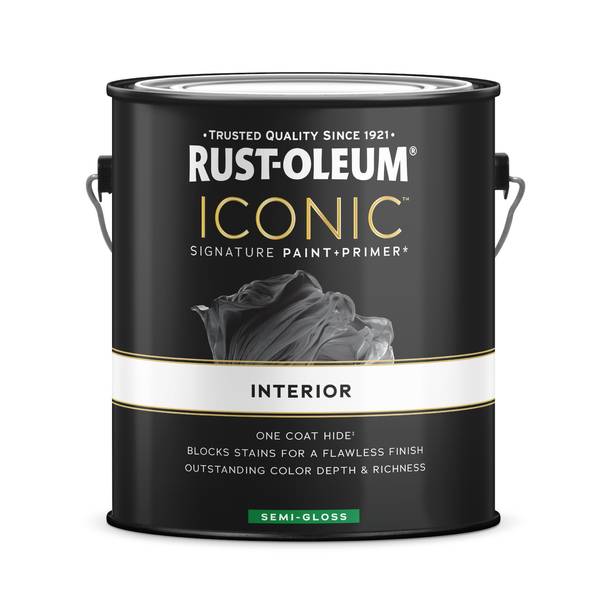 Photo of 1 Gallon Iconic Signature Interior Paint and Primer Semigloss Midtone Tint Base