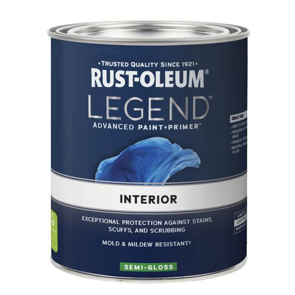Photo of 1 Quart Legend Advanced Interior Paint and Primer Semigloss Midtone Tint Base