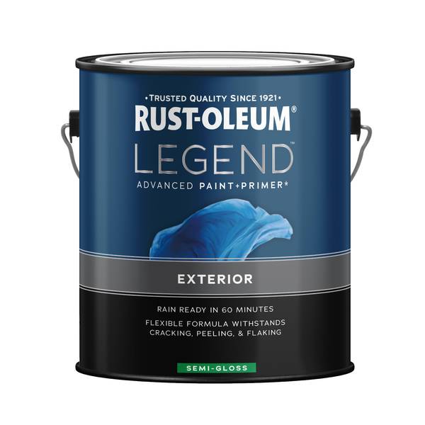 Photo of 1 Gallon Legend Exterior Advanced Paint and Primer Semigloss White Tint Base